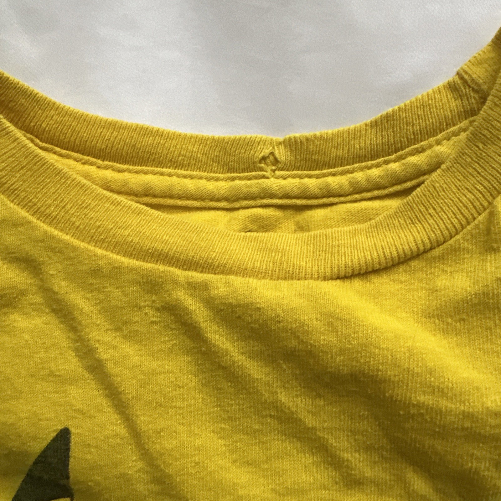 Poke’man Pikachu Crop Top Size Small Yellow