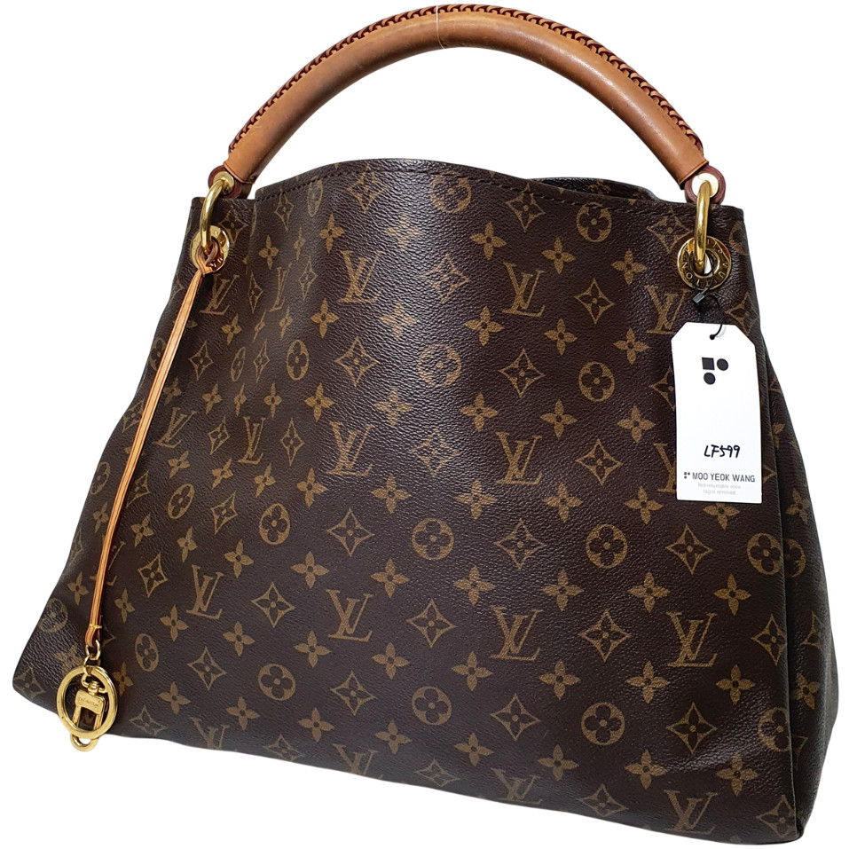 TARIFF FREE Authentic Louis Vuitton Artsy MM Monogram M40249 Genuine Daily LF599