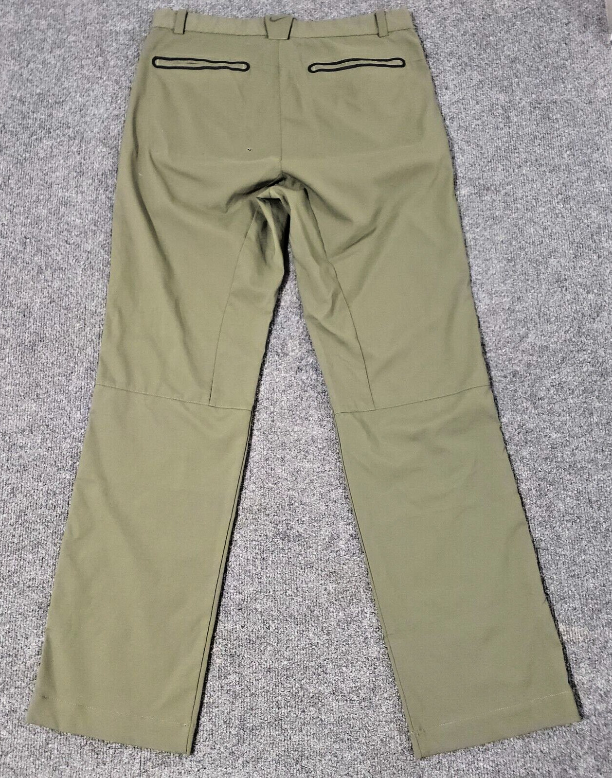 nike golf tour performance pants mens 32×32 green poly spandex blend
