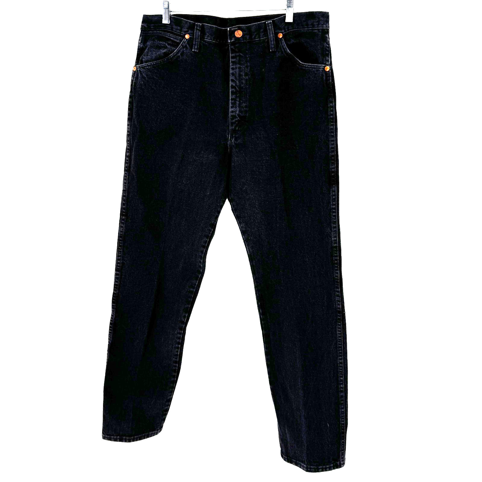 Wrangler Cowboy Cut Original Fit Mens Jeans 36×34 Black Boot Landman Yellowstone