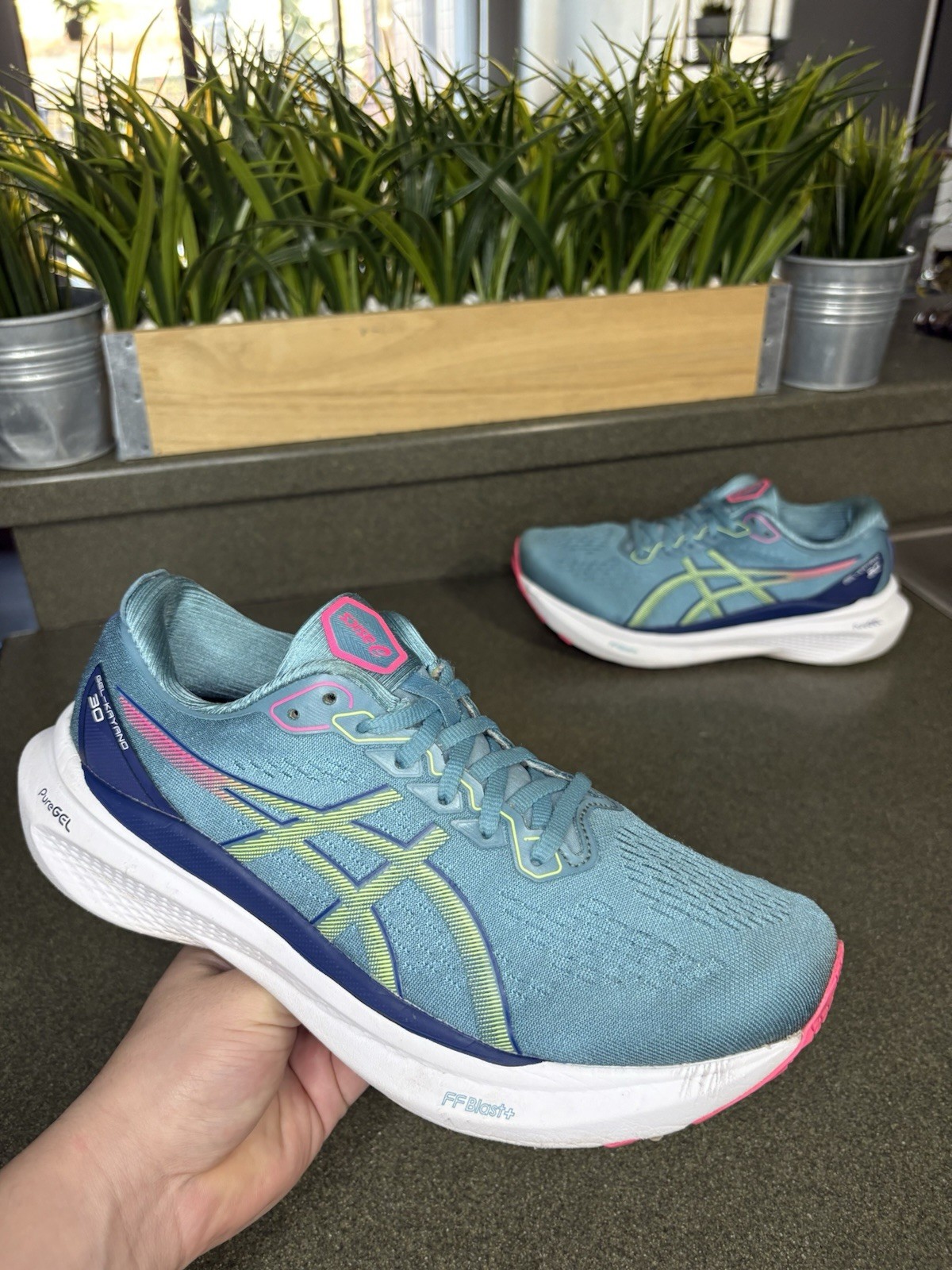 ASICS Gel Kayano 30 Blue 1012B357 Women’s Size 9 Retail $160 Running Shoes