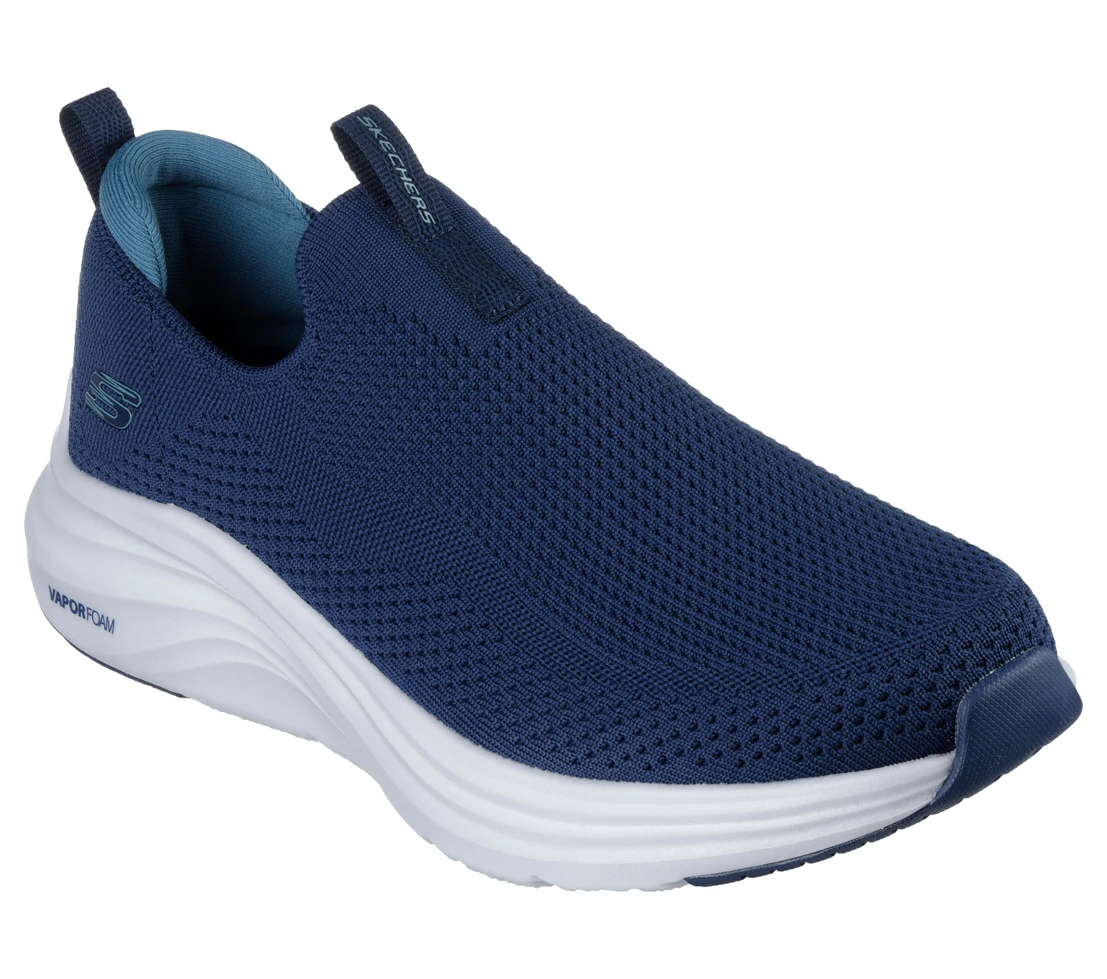 Skechers Shoes Men’s Sport Slip On Navy Comfort Casual Vapor Memory Foam 232629