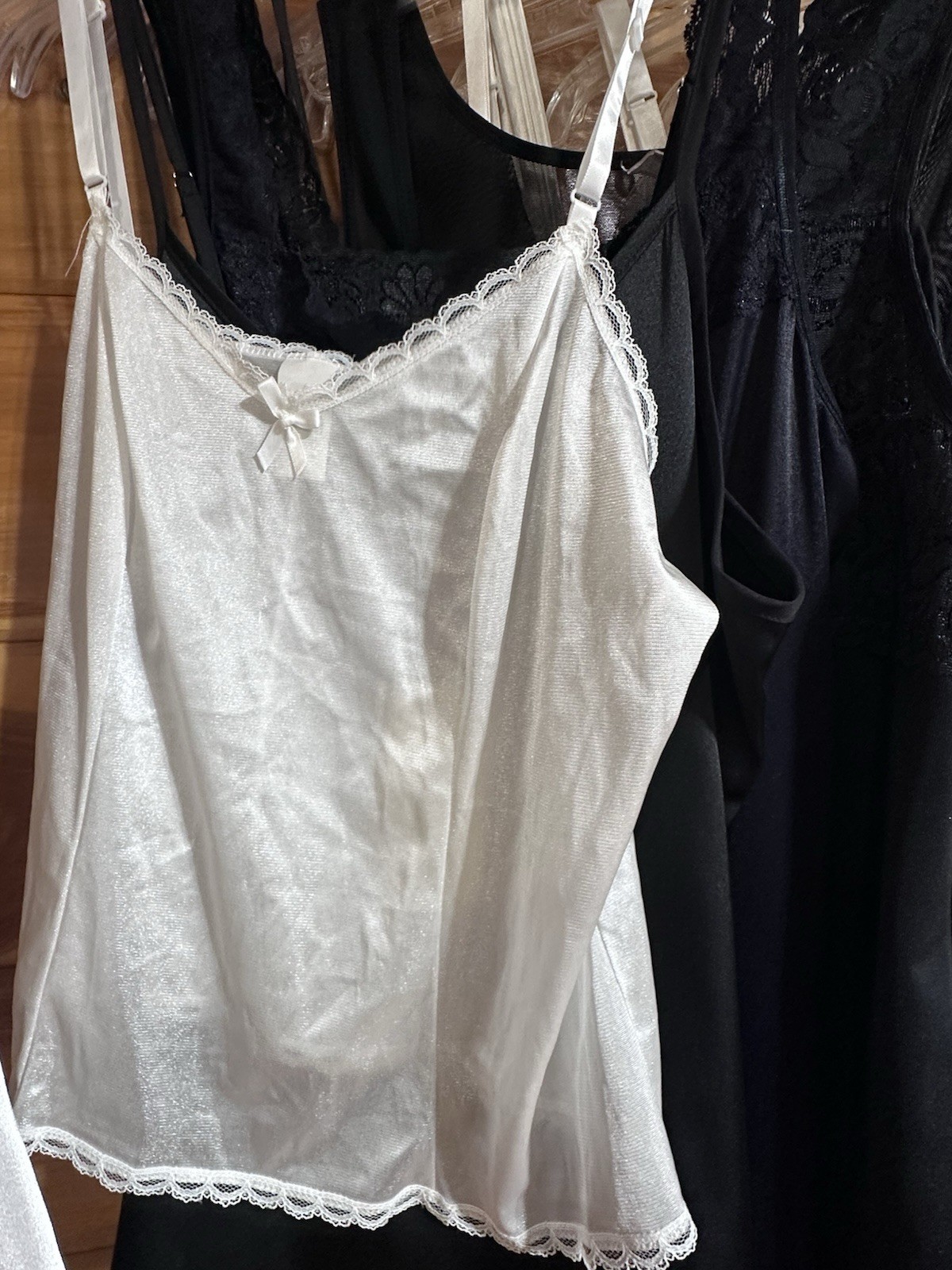 34pc Vintage Lingerie Lot Vanity Fair Farr West Shadowline Olga Slips Camisoles