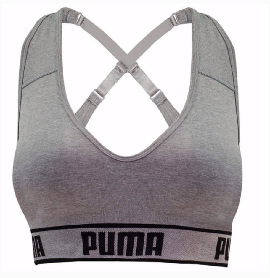 Puma Women’s Seamless Sports Bra , 1, 2 Pack