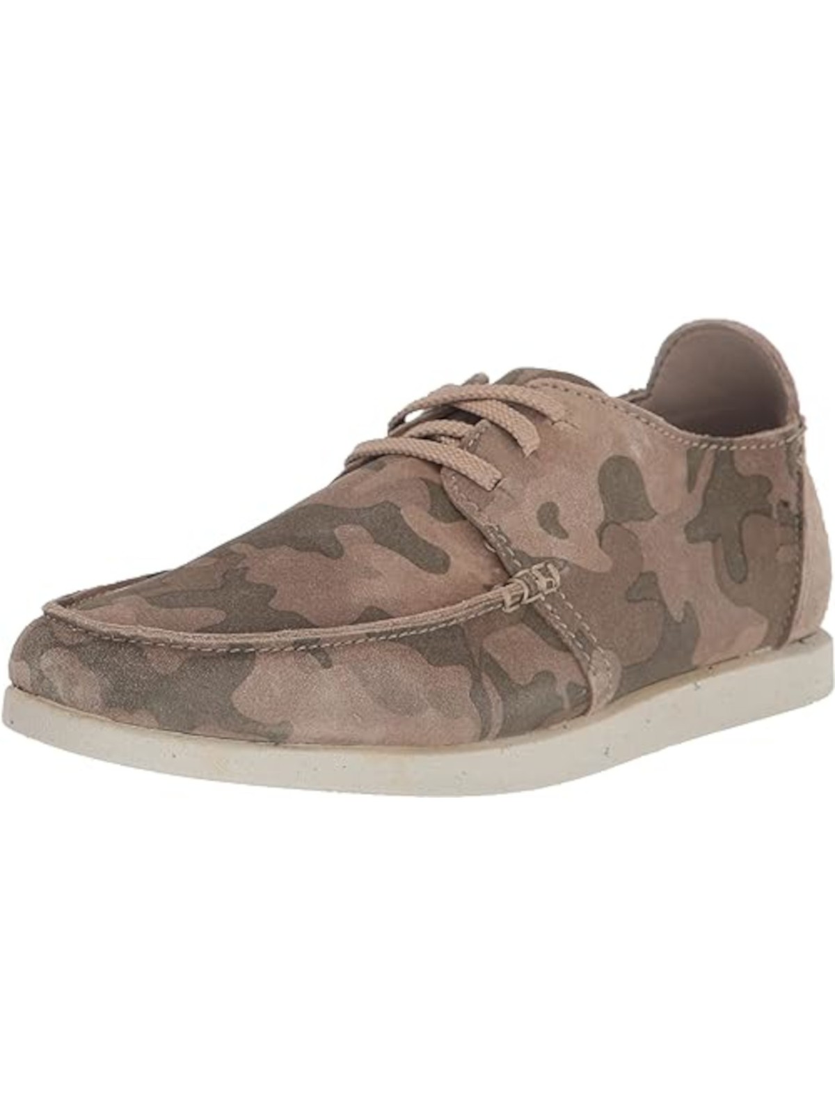 CLARKS COLLECTION Mens Beige Removable Insole Round Toe Leather Sneakers 7 M