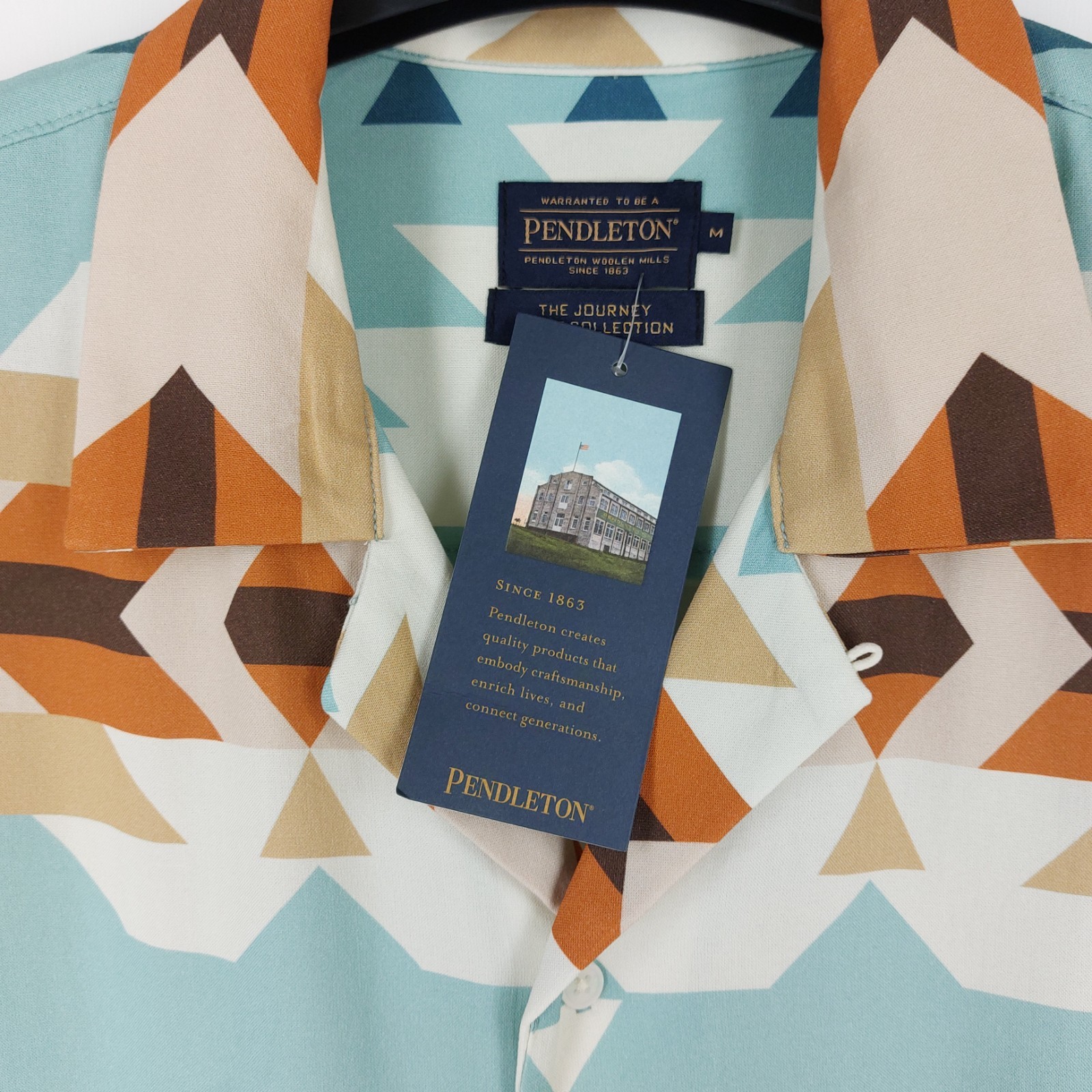Pendleton Men’s Size Medium Southwestern Journey West Resort Shirt BNWT RRP £100