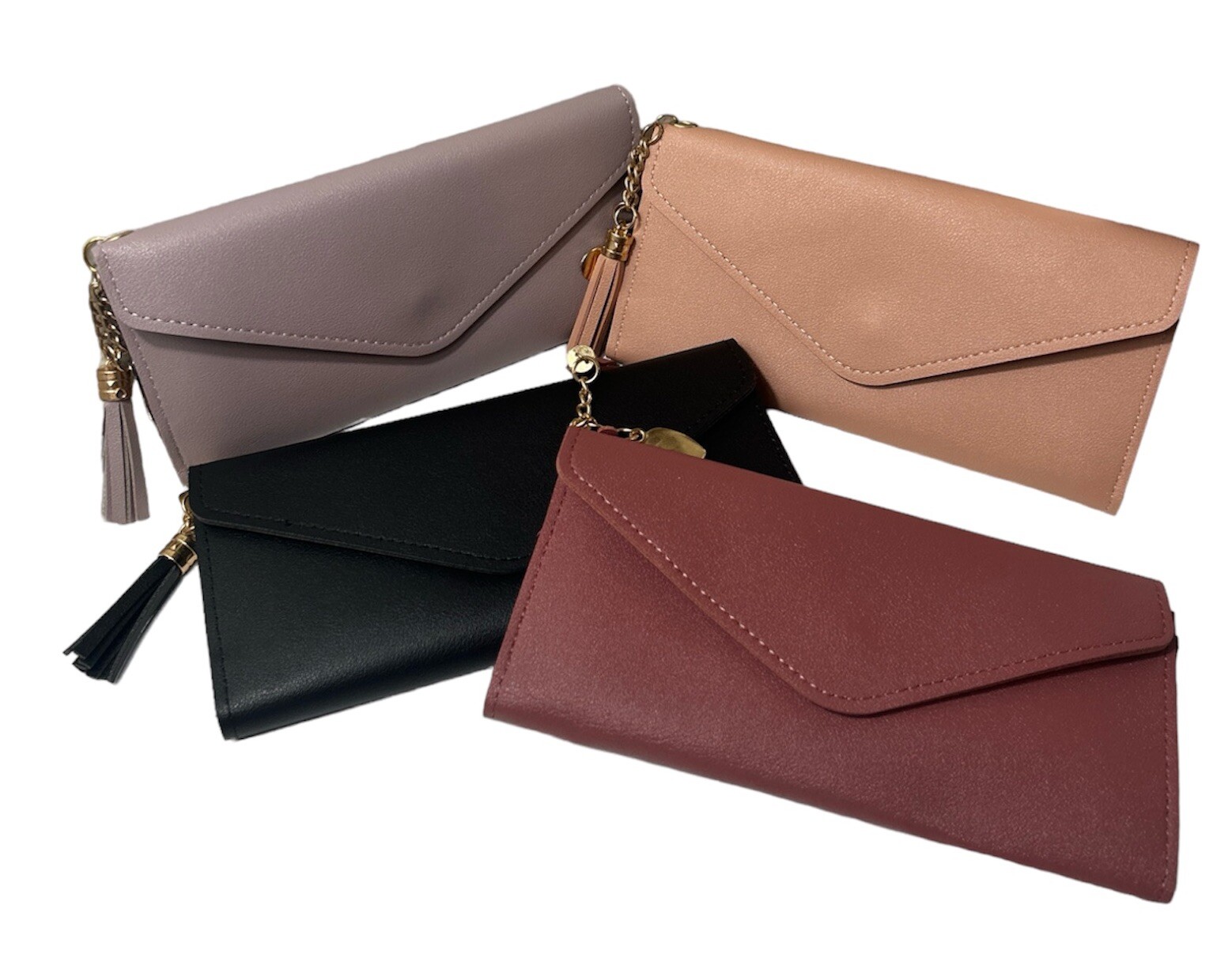 Women’s Synthetic PU Leather Continental Fold-Over Wallet