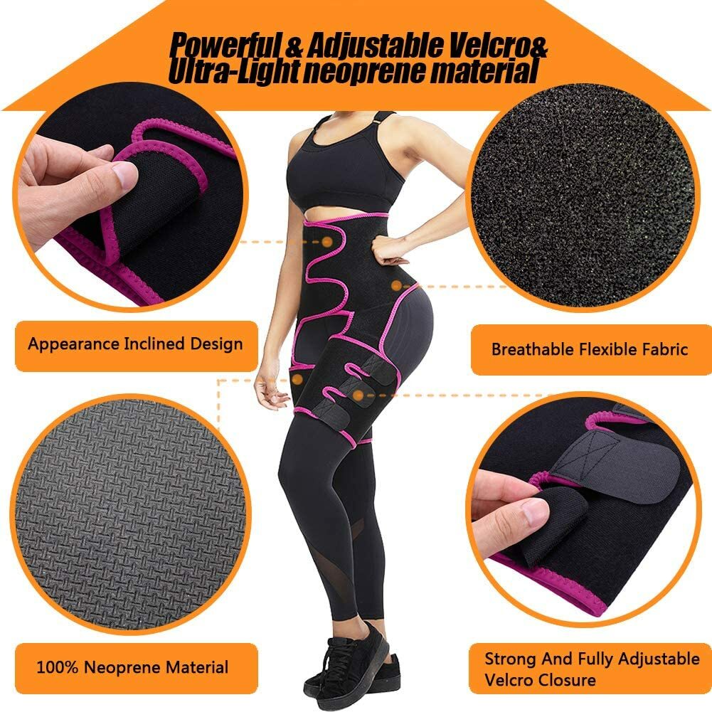 High Waist Thigh Body Shaper Trimmers Trainer Butt Lifter Slimming Burn Belt US