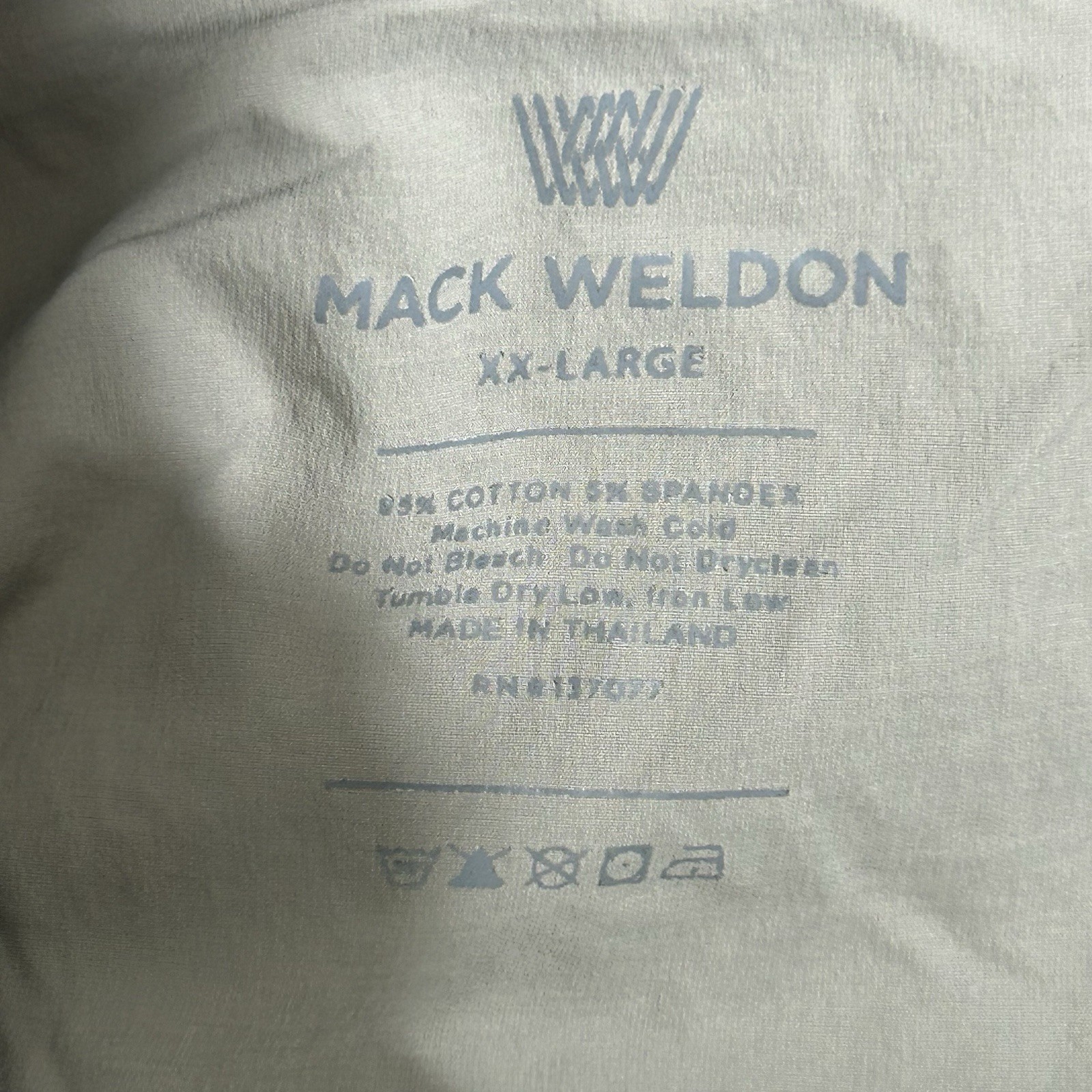 Mack Weldon Sweatpants Mens Size XXL 35X30 Gray Pockets For Daily Wear Stretch