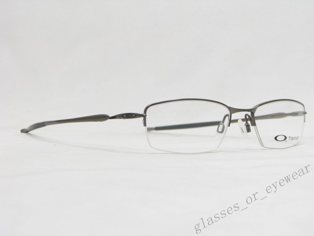 Eyeglass Frames-Oakley TRANSISTOR 22-149 Brushed Chrome 51mm Titanium Glasses