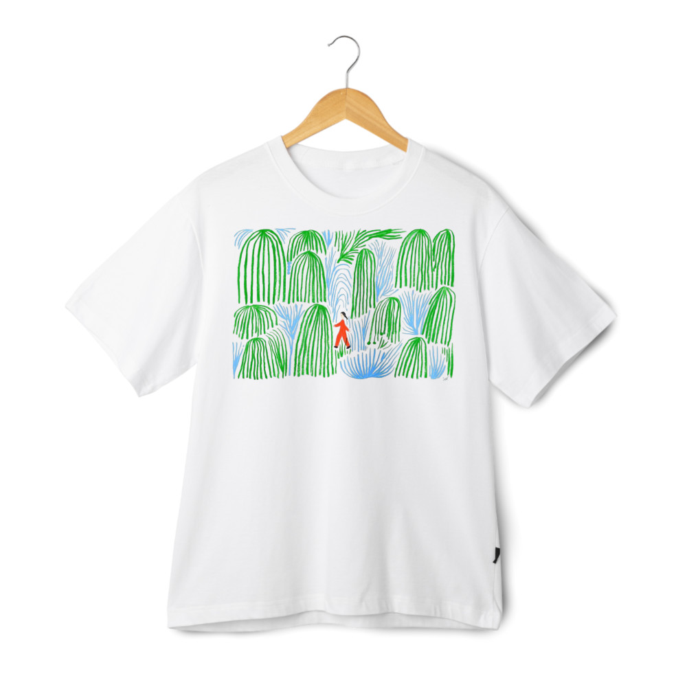 Nature Walk Green Foliage Unisex Casual T-Shirt – Everyday Graphic Tee