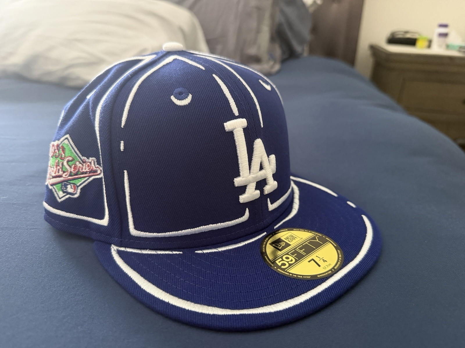 New Era Lids HD x Joshua Vides Los Angeles Dodgers Fitted Contrast LA OG 7 1/4