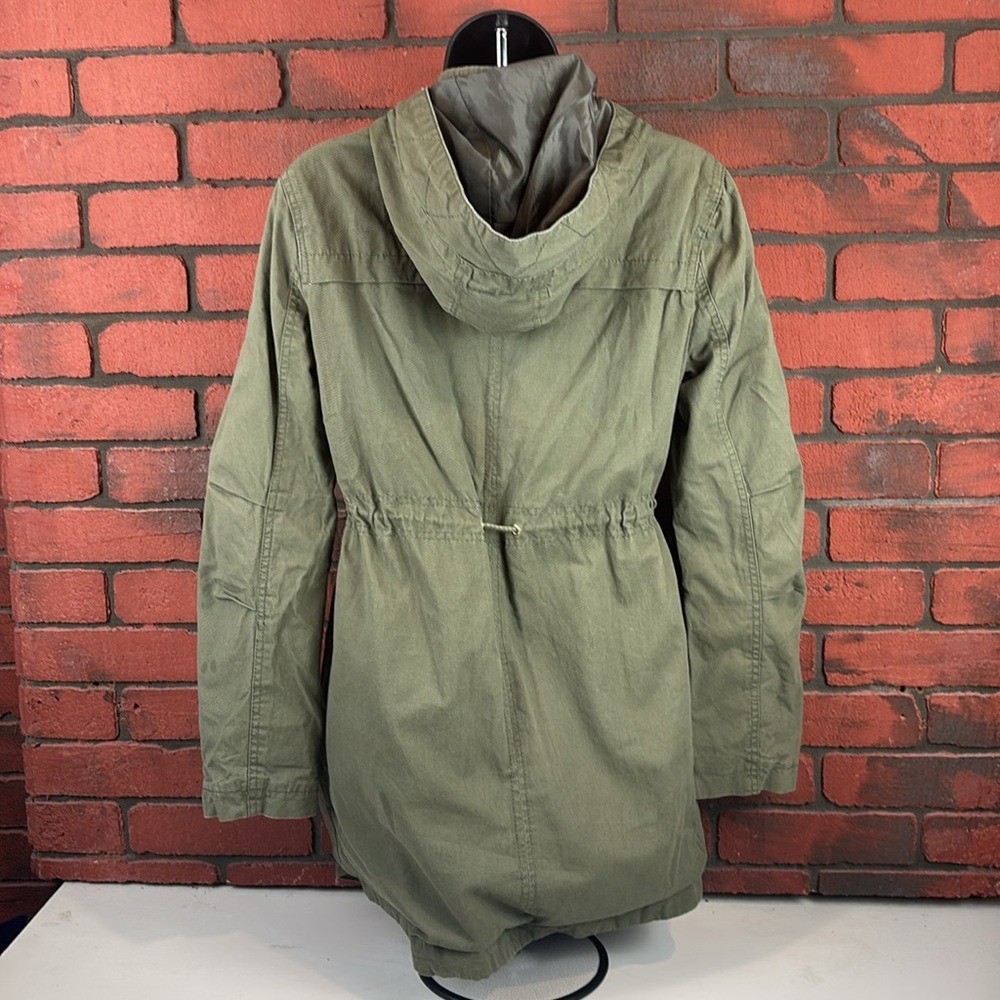 Ambiance Outerwear Coat Womens Small Green Hooded