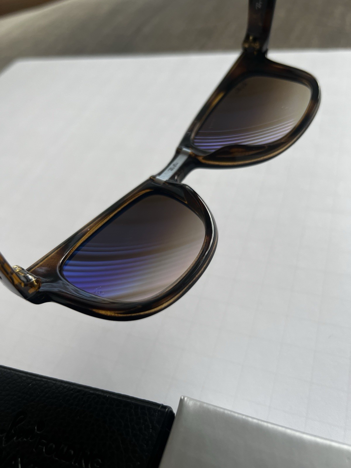 Ray Ban Folding Wayfarer RB4105 Sunglasses Tortoise Frame Brown Lens