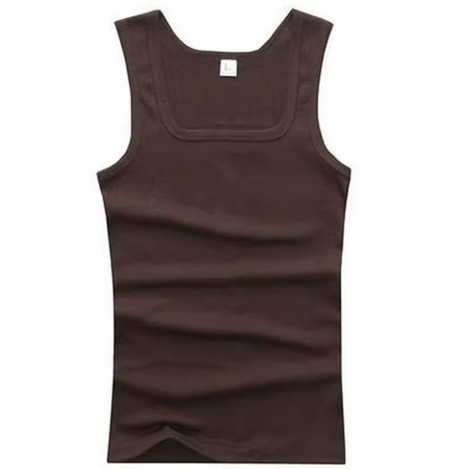 Men’s Tank Top A-Shirt Wife Beater Undershirts Size S-4XL