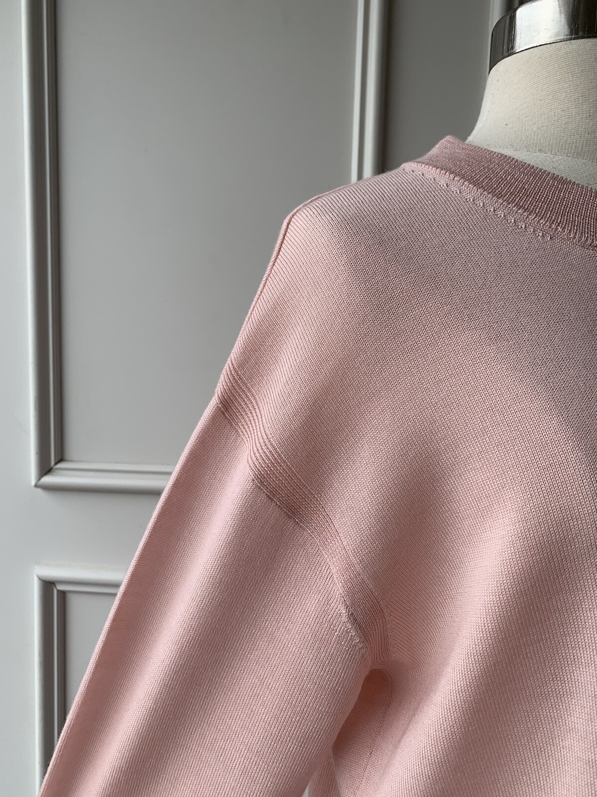 | COUNTRY ROAD | traceable wool crew neck knit smokey pink SIZE: XXS,XS,S,M,L,XL