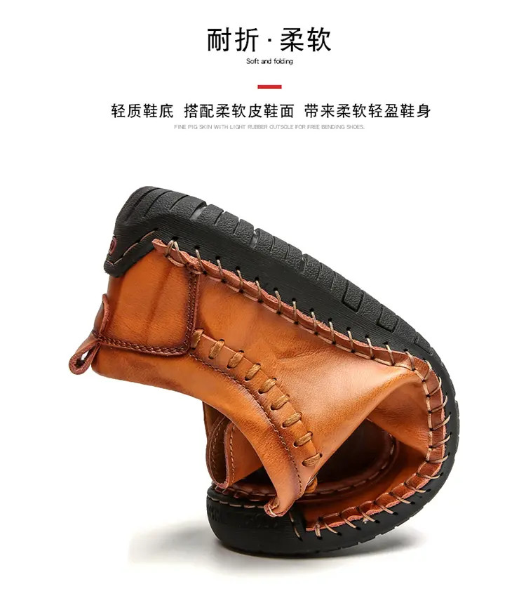 Men’s Vintage Round Toe Lace Up Loafers Formal Driving Causal Flat Heels Shoes