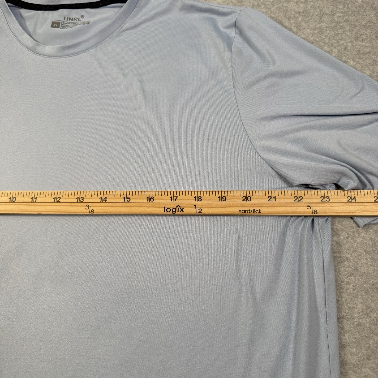 UNRL Mens Short Sleeve T Shirt Blue Sz XL Crew Neck