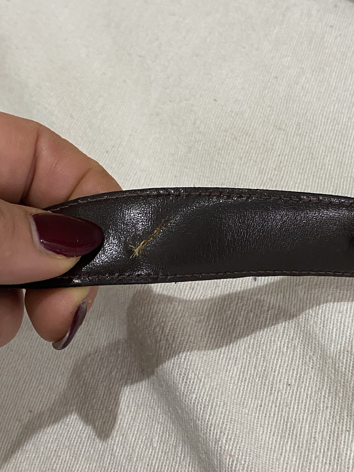 S34# Gucci Vintage Belt 75 Cm Made In Italy Length : 31 Inch Has Sign Of Wear