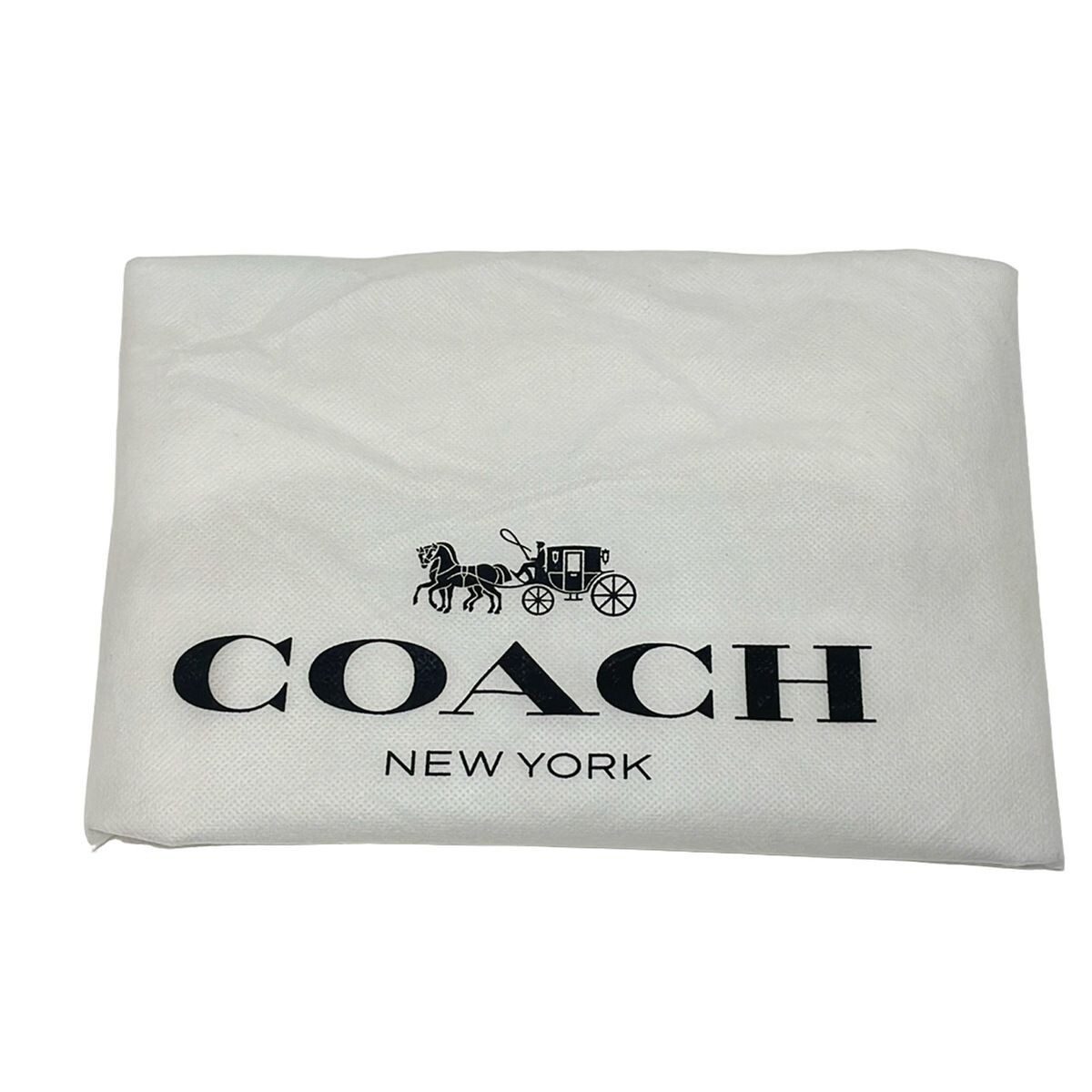 COACH Ronnie Crossbody Signature Jacquard Bag Khaki Ivory Auth From Japan
