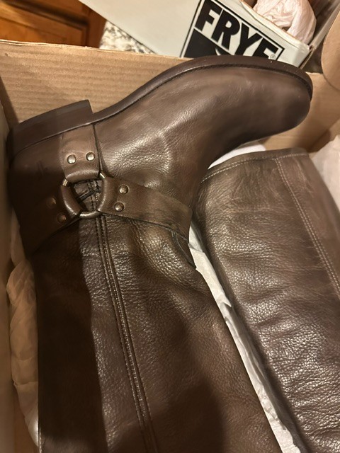 Frye Phillip Harness Tall boots Whiskey color, size 10 M