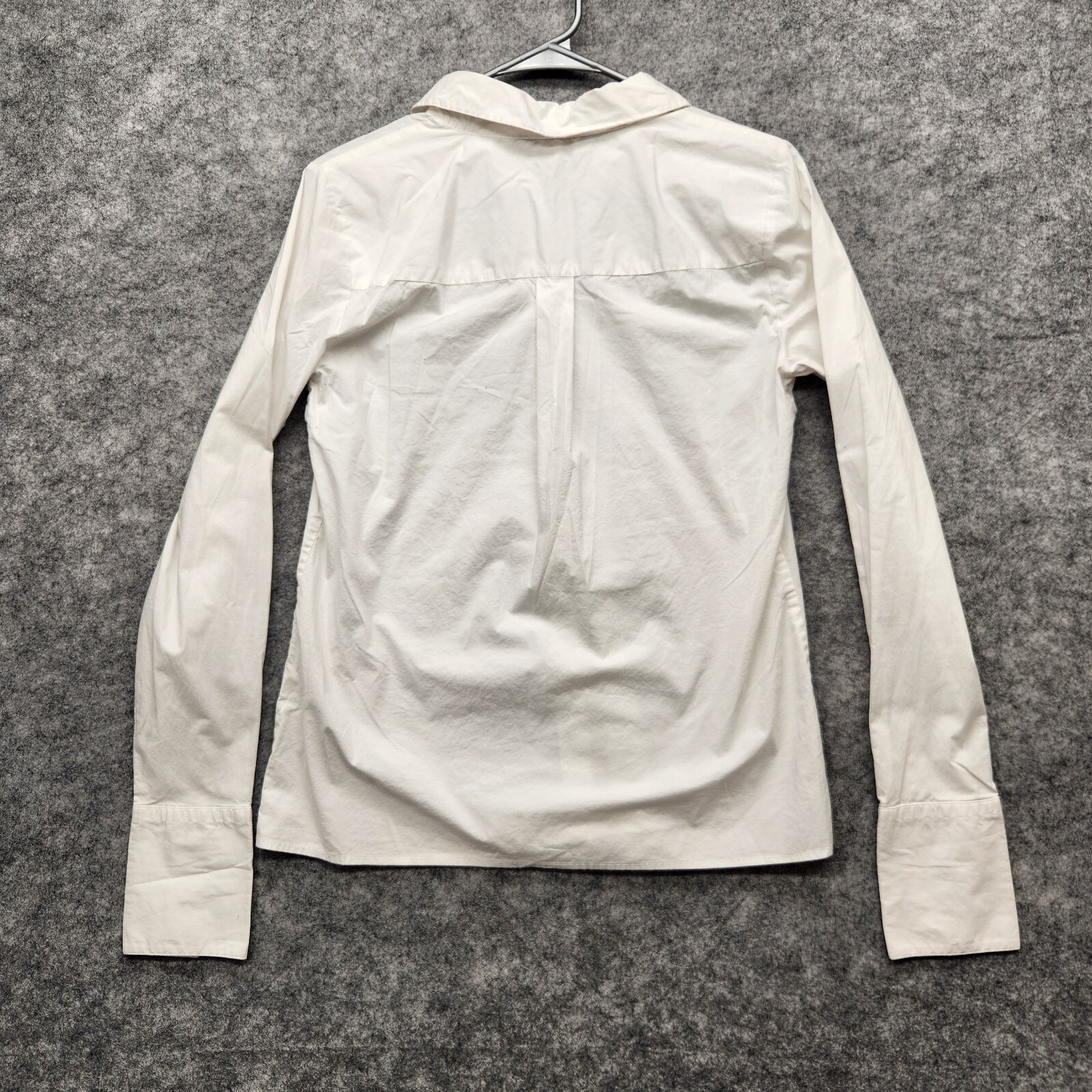 Calvin Klein Long Sleeve Women’s Medium White Two Button Straight Barrel Cuff