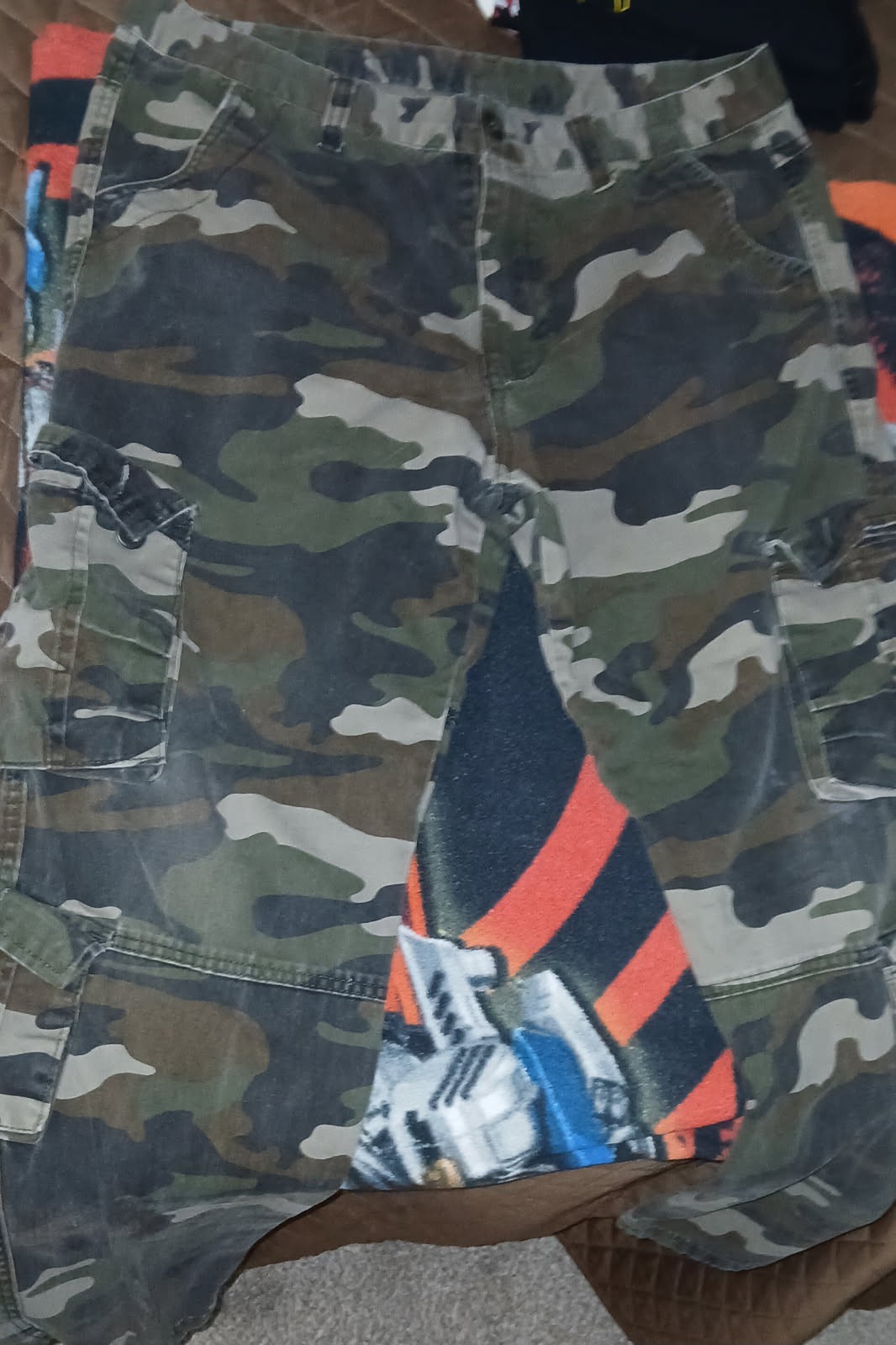SHEIN Camo Cargo Pants Military Tactical Utility Men’s Large 36 X 42