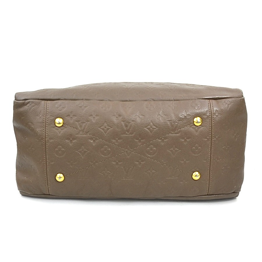 Auth LOUIS VUITTON Monogram Empreinte Artsy MM Shoulder Bag Brown M94171 e61661k