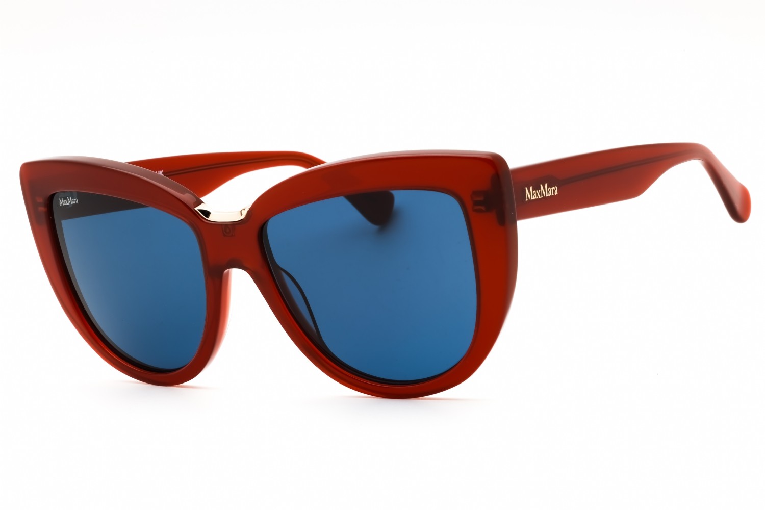 MAX MARA MM0076-68V-55 Sunglasses Size 55mm 140mm 17mm RED NEW SUNGLASSES NEW