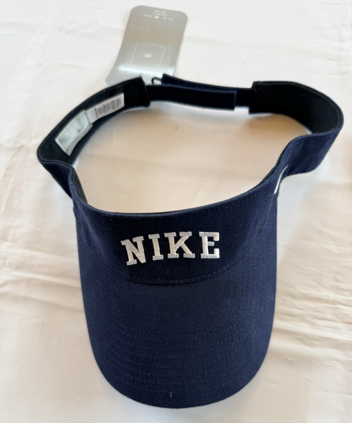 Vintage Nike Sleeveless Pullover Vest Hooded Sweatshirt + NWT Nike Visor Hat Y2K