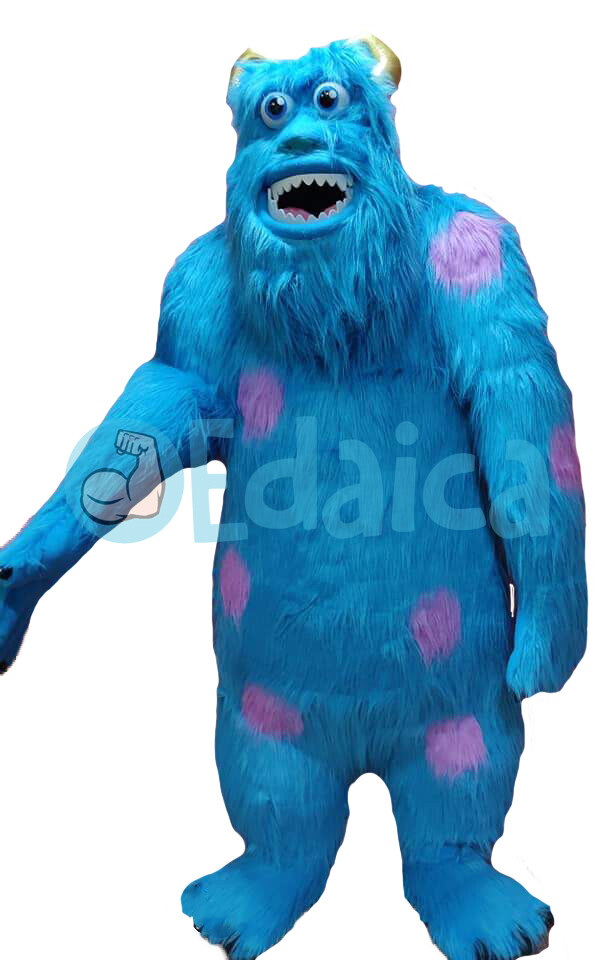 Mascotte Deluxe SULLIVAN James P costume professionale per adulti monster toy