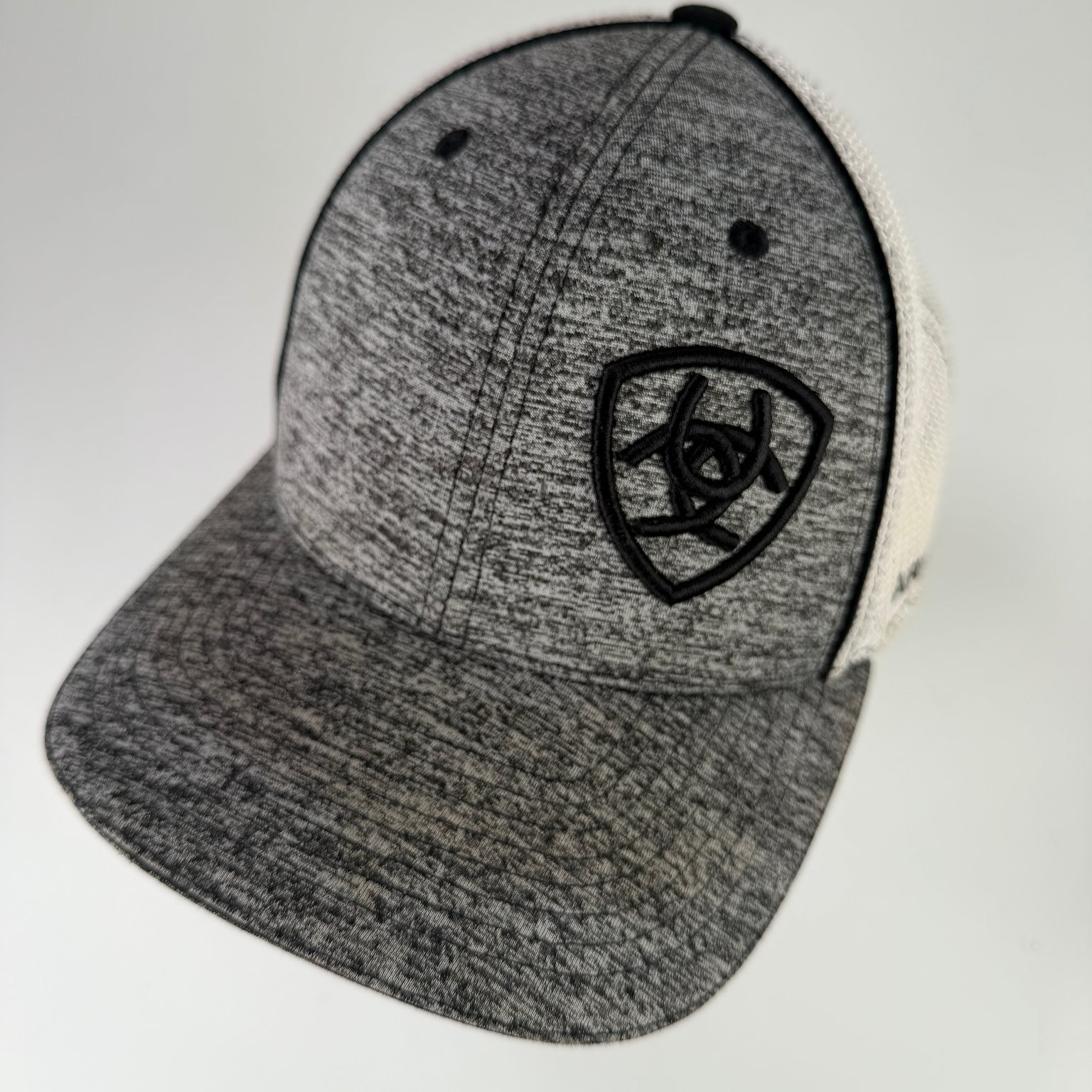 Ariat 110 One Ten Flexfit Tech Trucker Hat Men’s Adjustable Heather Gray