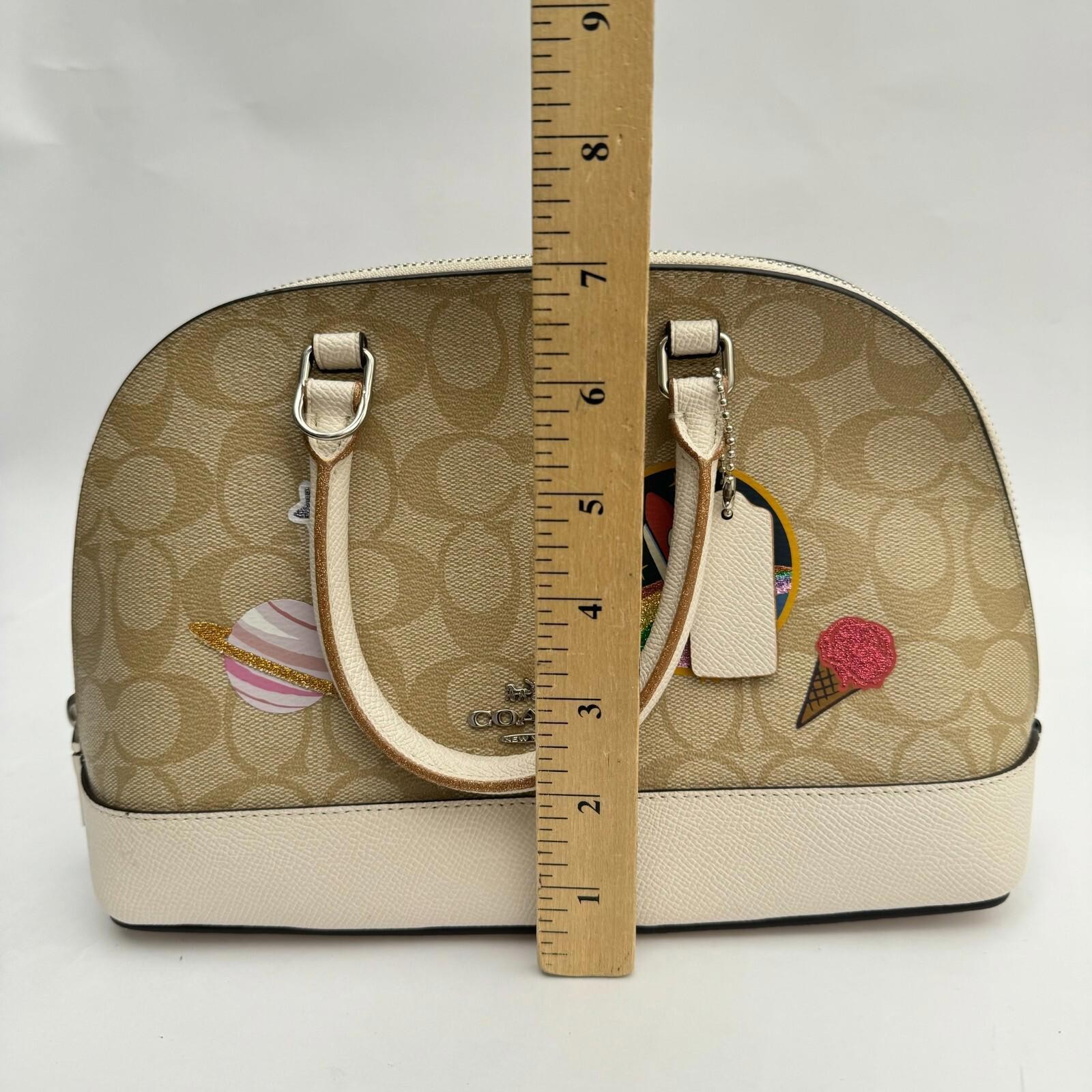 Coach Sierra Satchel Space Patch F29618 Hand Bag w/ Shoulder Strap $350 MSRP