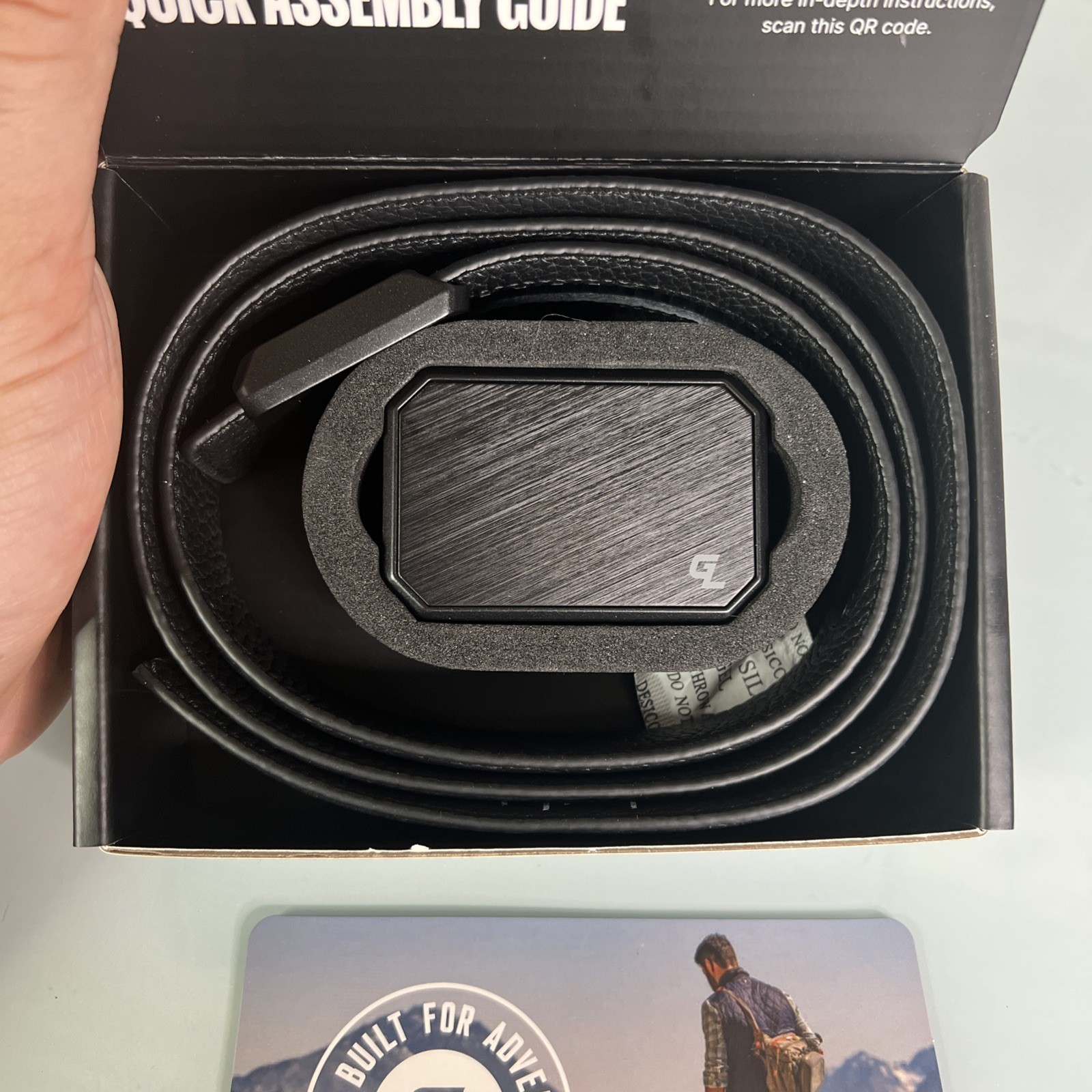 Groove Life GL Adjustable Web Belt Magnetic Buckle Size Medium Black