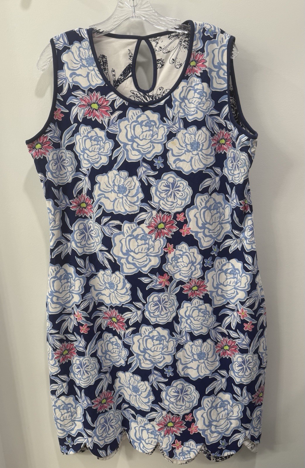 Ana Clare Dress Reversible Tropical Coastal Resortwear Beach Summer Women’s XL