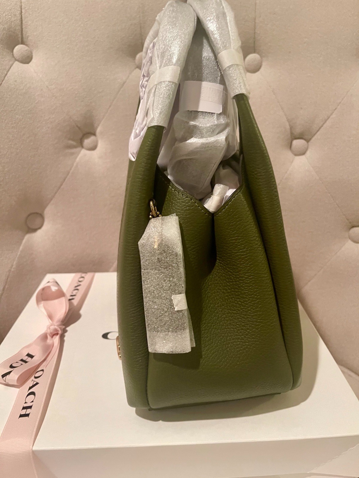 Coach Lana 23 Shoulder /Crossbody Bag In Olive NWT