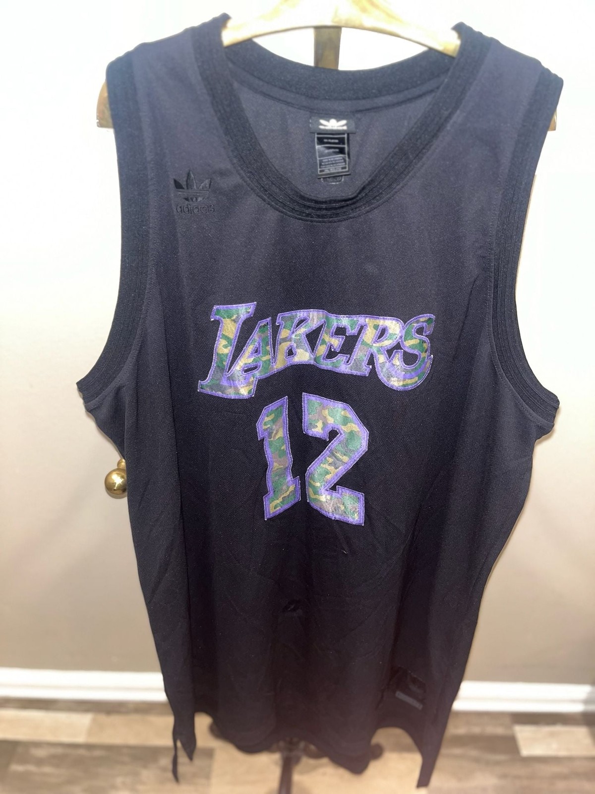 Adidas Los Angeles Lakers Dwight Howard 12 Camo Jersey 2XL