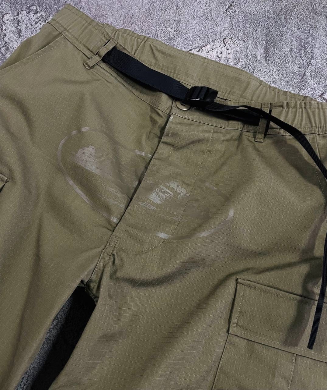 Corteiz Guerillaz Men’s Cargo Pants Tonal Khaki Size XL