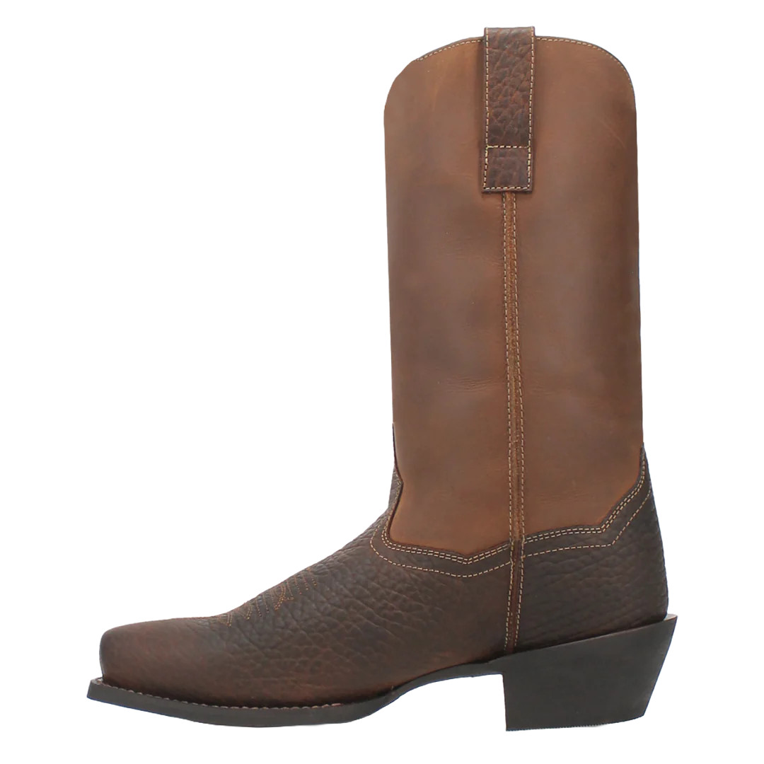 Laredo Men’s Gilly Dark Brown Leather Cowboy Boots 68449