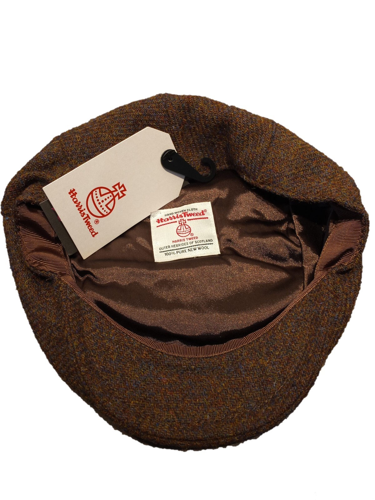 Hartside HS14 Scottish Highland Harris Tweed® Cap in Brown Mix – PICK SIZE