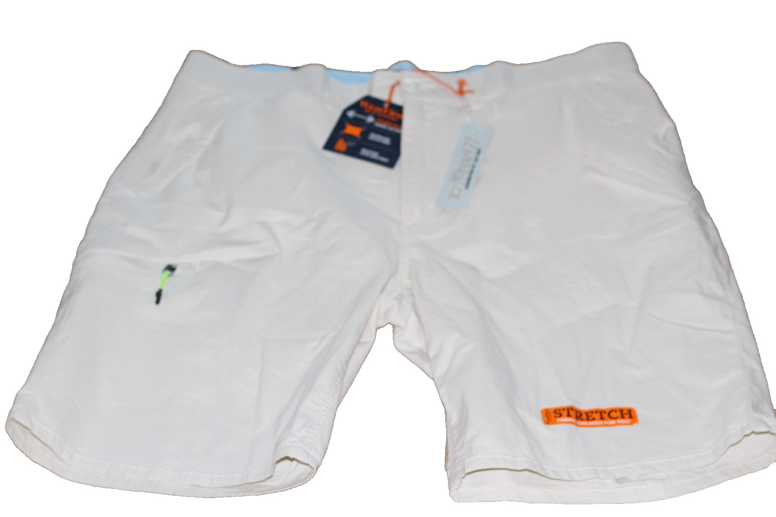 WEARFIRST MEN BEIGE SHORTS NWT SIZE 40 STRETCH FREE BAND MESH POCKET