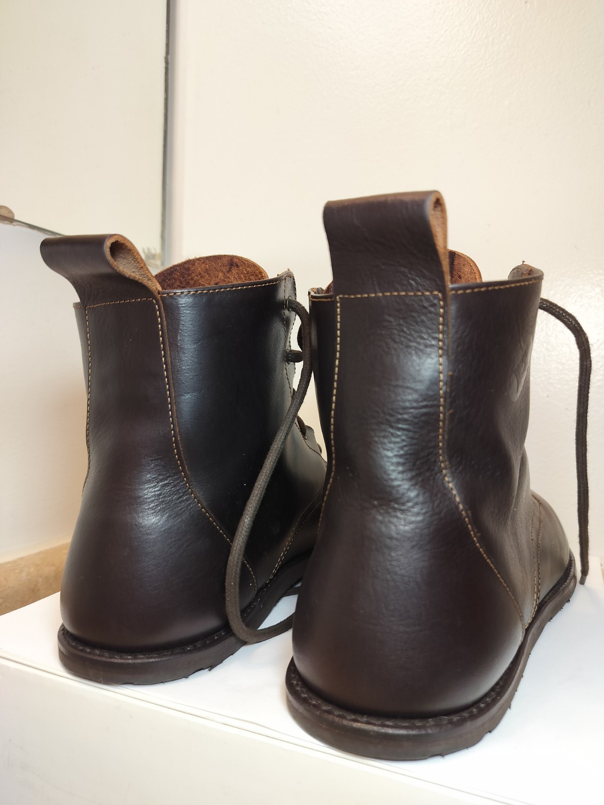Gaucho Ninja Goodyear Welted Barefoot Chukka Boots – Chocolate Brown Size 12 US