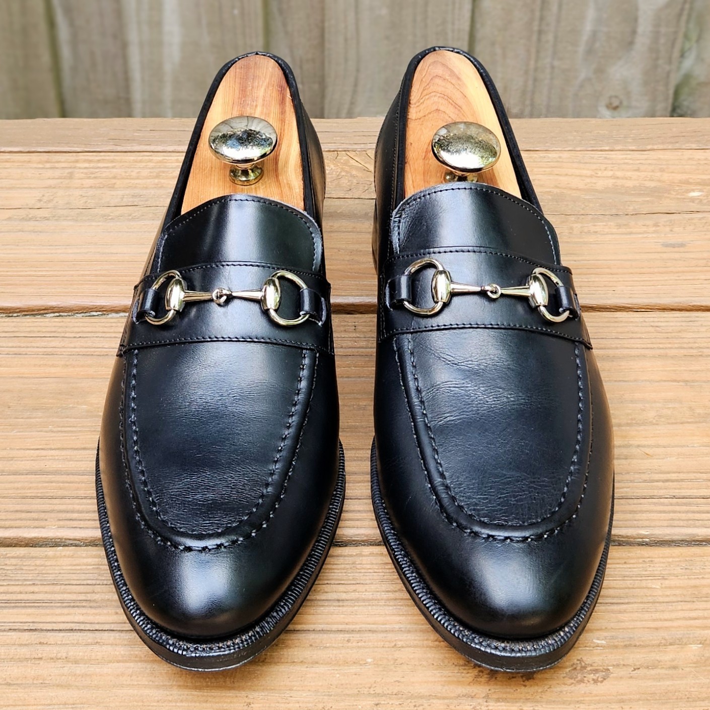 Meermin Horsebit Loafers Black Calf Size 10 D US 114678 $230 WORN 2X!