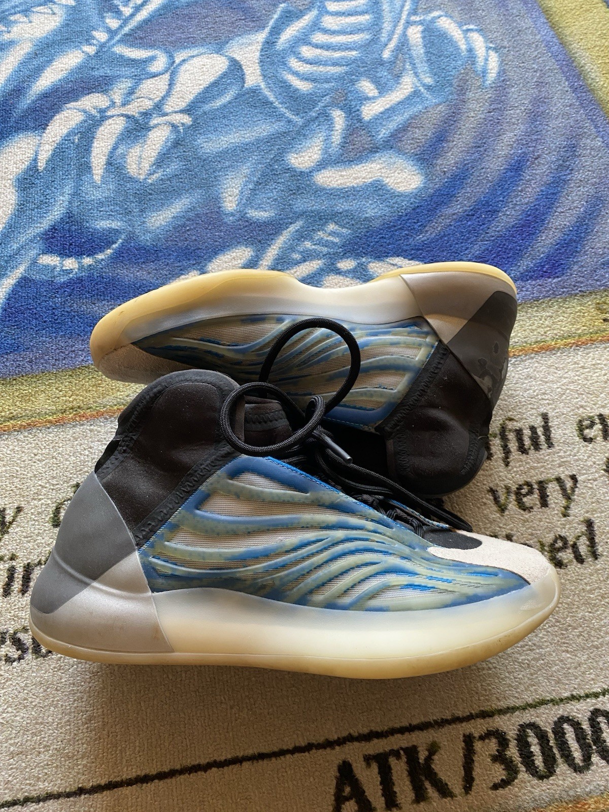 Adidas Yeezy Boost QNTM BSKTBL Quantum Basketball Frozen Blue Men’s Sz 8.5