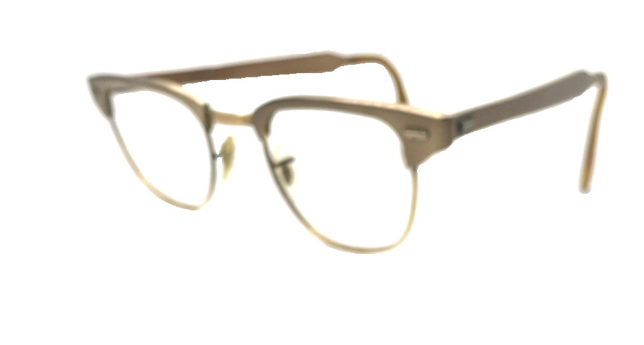 U.S. Optical vintage frame 6 1/4 size in bronzy brown 12kt gold filled