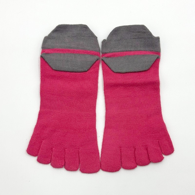 2 Pairs Women’s Lightweight Run Toe No Show Socks Size L 2 Colors Mix injinji