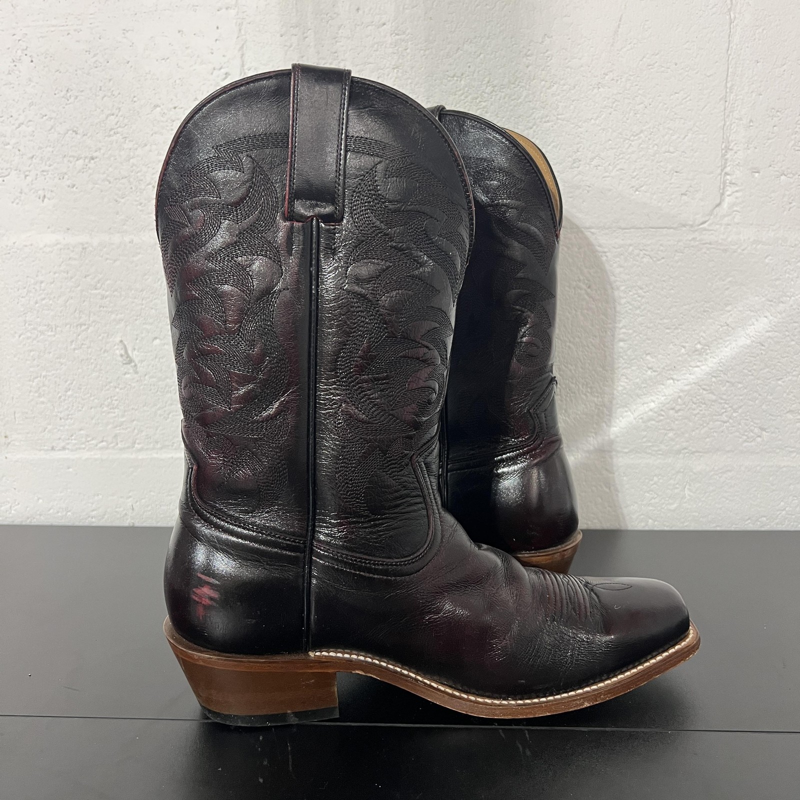 Moon Shine Spirit Brad Paisley Boots Mens Size 11 Brown Leather Western Cowboy