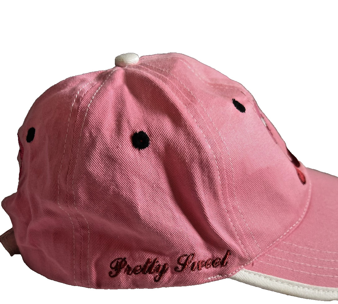 Looney Tunes Hat Womens Pink Tweety Bird Pretty Sweet Baseball Cap Embroidered