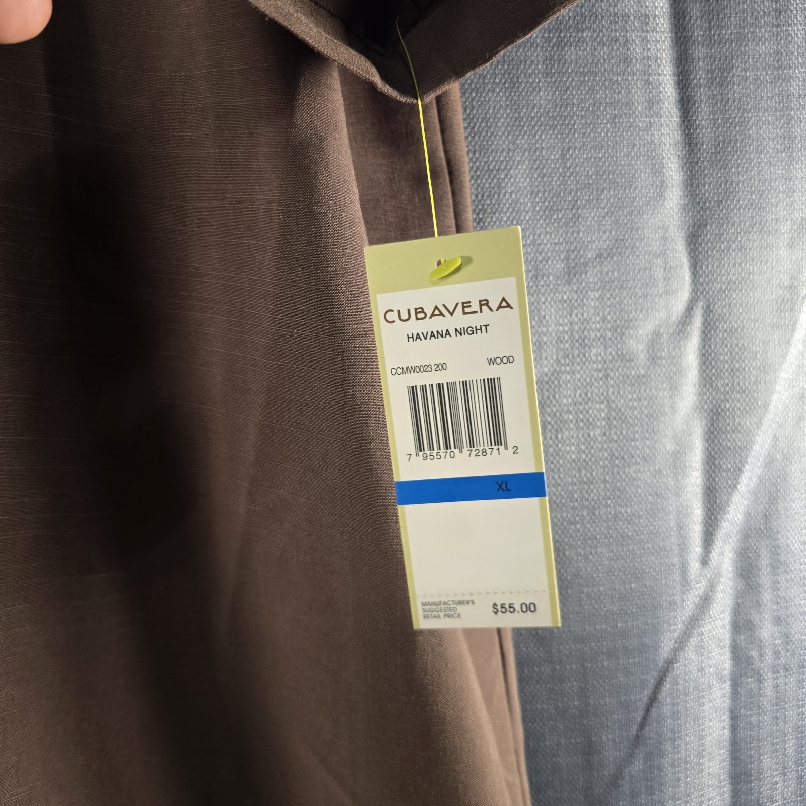 Cubavera men shirt brown