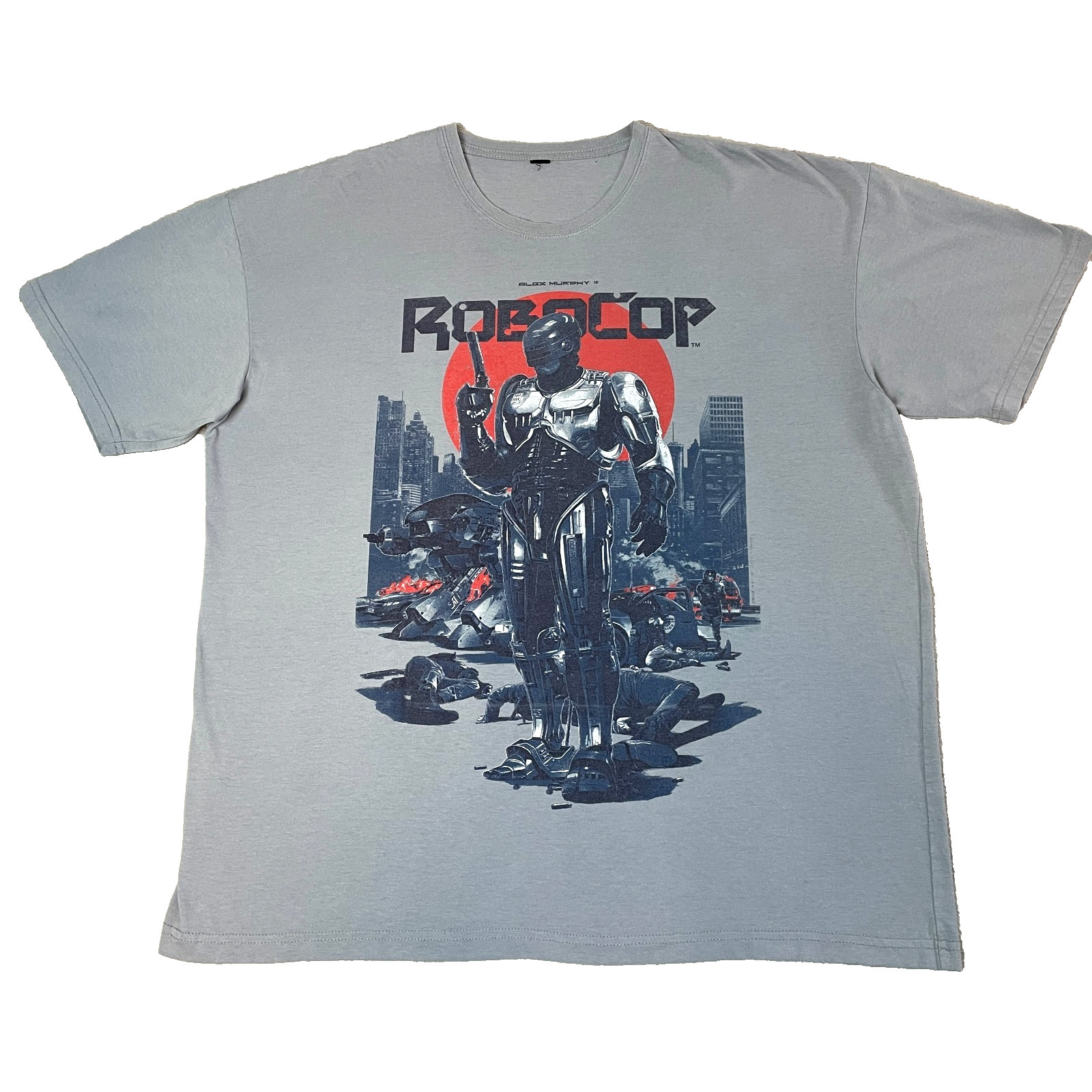 ROBOCOP T Shirt Loot Crate Exclusive Gray Graphic Mens Size XL 80s Tee